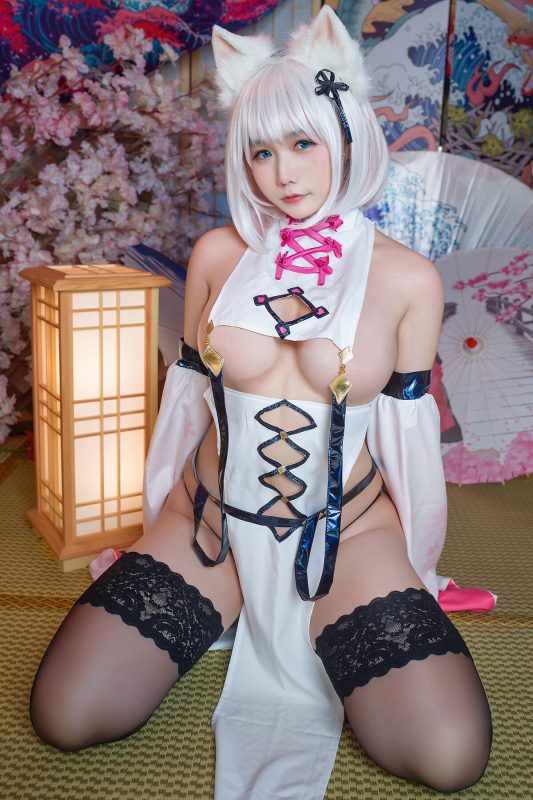 Coser@麻花麻花酱 – Mattaro Cheongsam 魔太郎旗袍-六月图吧