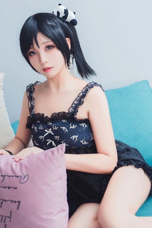 Coser@兔玩映画 Vol.059 蕾丝吊带-六月图吧