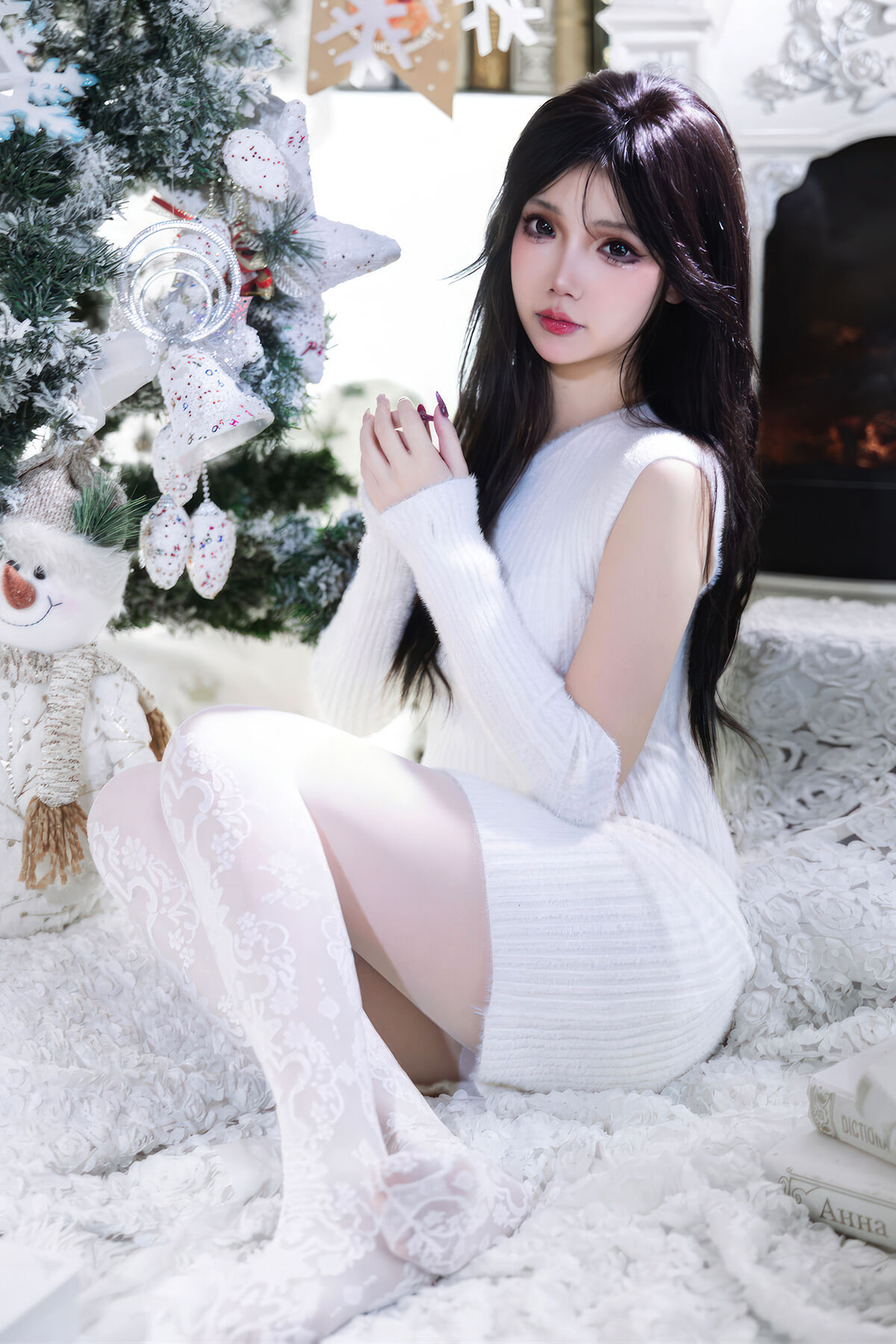 Coser@雪晴Astra 雪晴嘟嘟 – 圣诞节 白雪 Part2-六月图吧