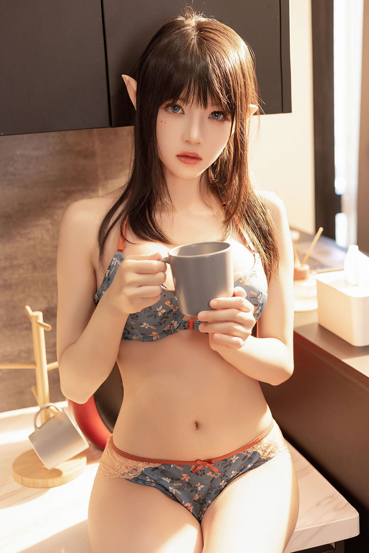 Coser@桜桃喵 – 精灵-小憩-六月图吧