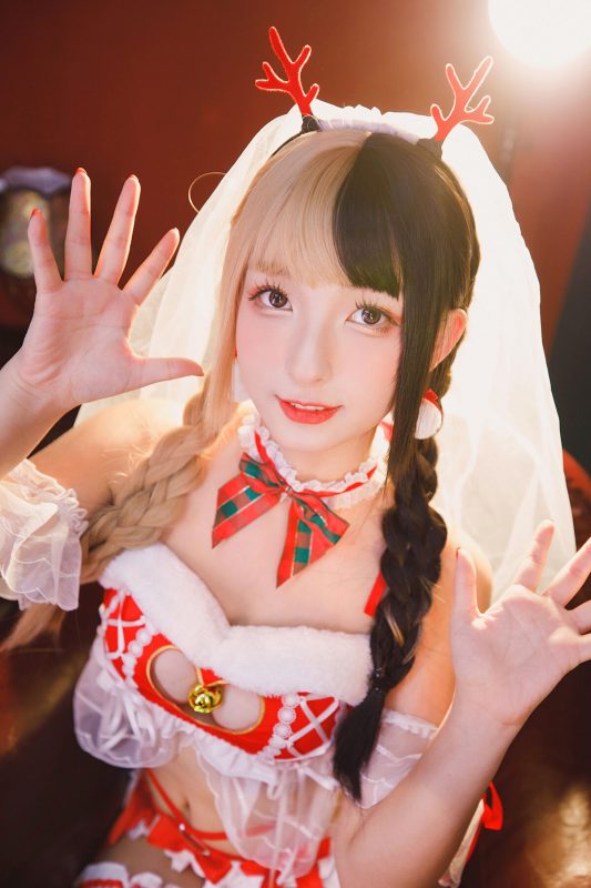 Coser@神楽坂真冬 Vol.074 绝对企画-圣诞小鹿 鹿の恩返し Part1-六月图吧