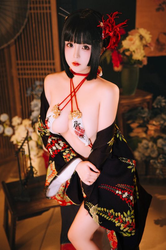 Coser@日奈娇 – 花魁狐妖 Part1-六月图吧