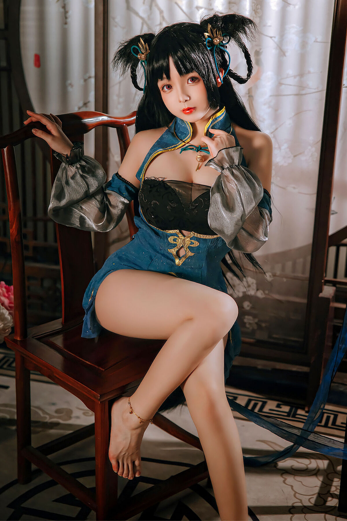 Coser@日奈娇 – 碧蓝航线 大潮旗袍-六月图吧