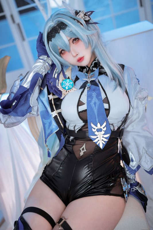 Coser@rioko凉凉子 – 优菈浪花骑士-六月图吧
