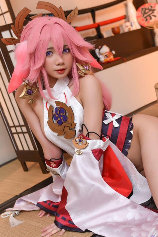 Coser@PoppaChan – Yae Miko-六月图吧