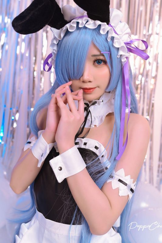 Coser@PoppaChan – Rem Bunny Re-Zero-六月图吧