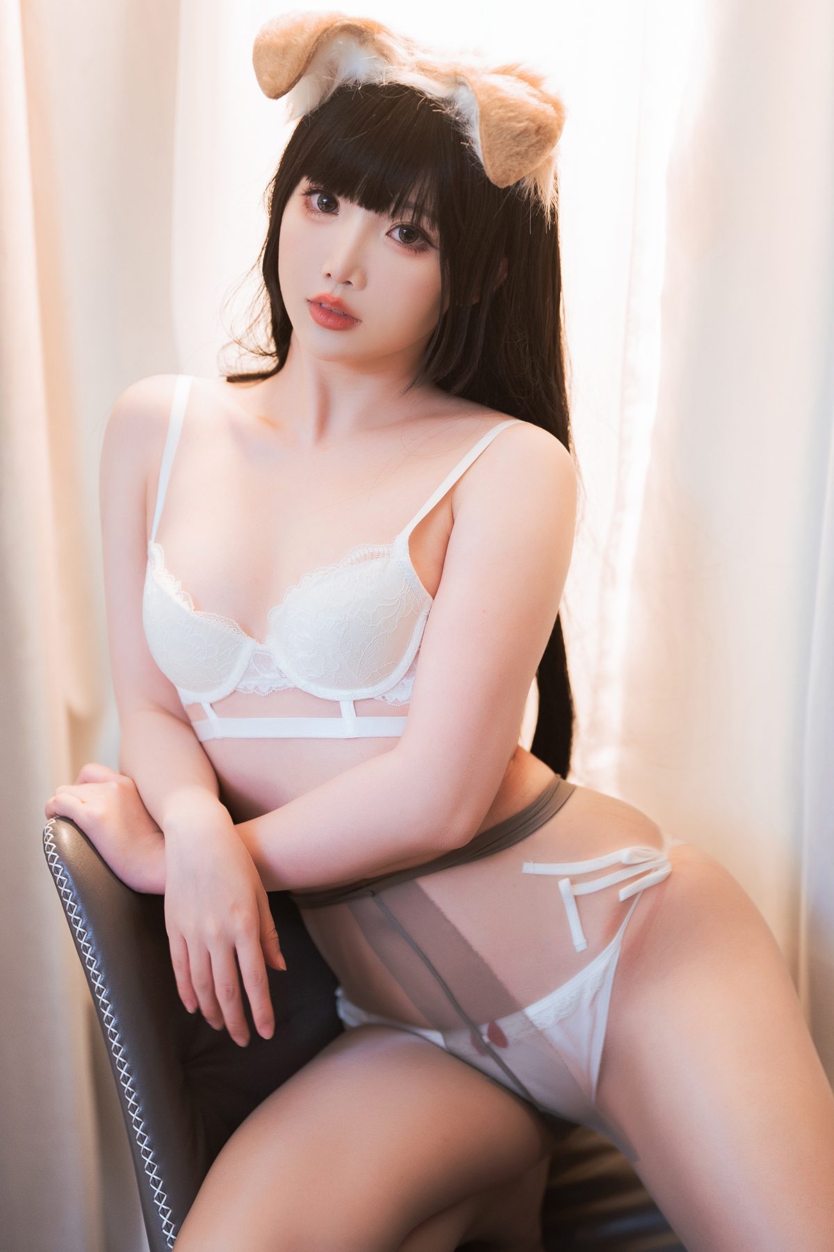 Coser@面饼仙儿 No.127 狗妹JK-六月图吧