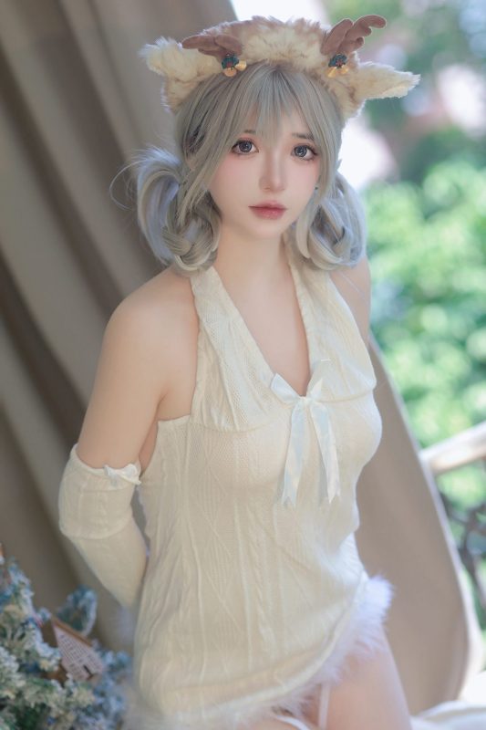 Coser@疯猫ss – 圣诞特典And白色毛衣 Part2-六月图吧