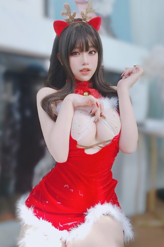 Coser@女主K – 圣诞麋鹿 Part1-六月图吧
