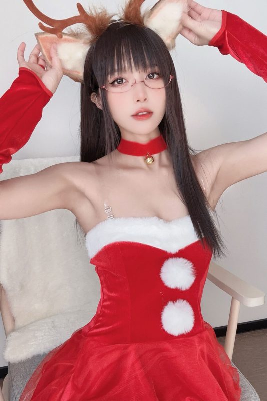 Coser@布丁大法 Pudding Dafa – 驯鹿姐姐-六月图吧