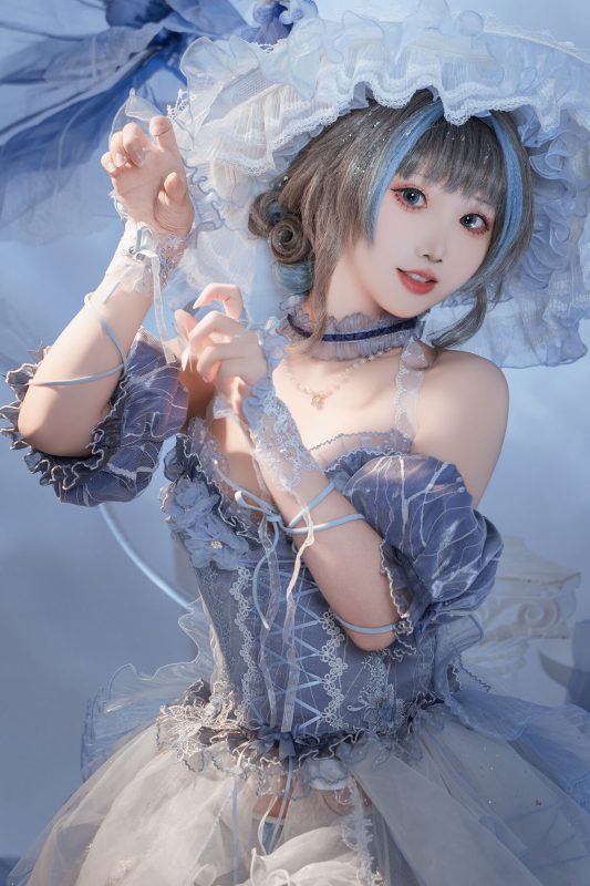 Coser@面饼仙儿 – 碧蓝航线 柴郡礼服废稿-六月图吧