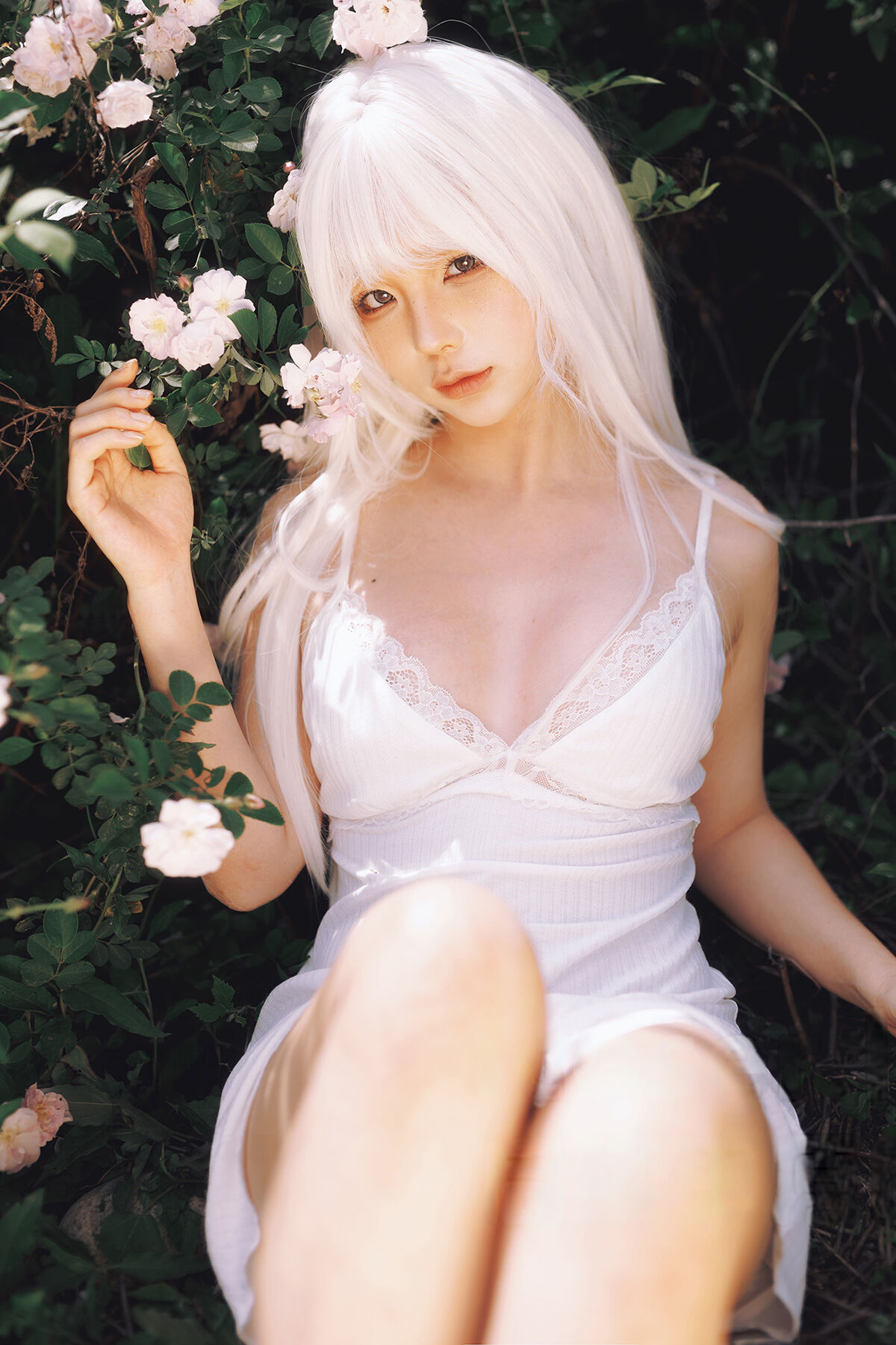 Coser@蠢沫沫 Chunmomo – 绳 白发-六月图吧