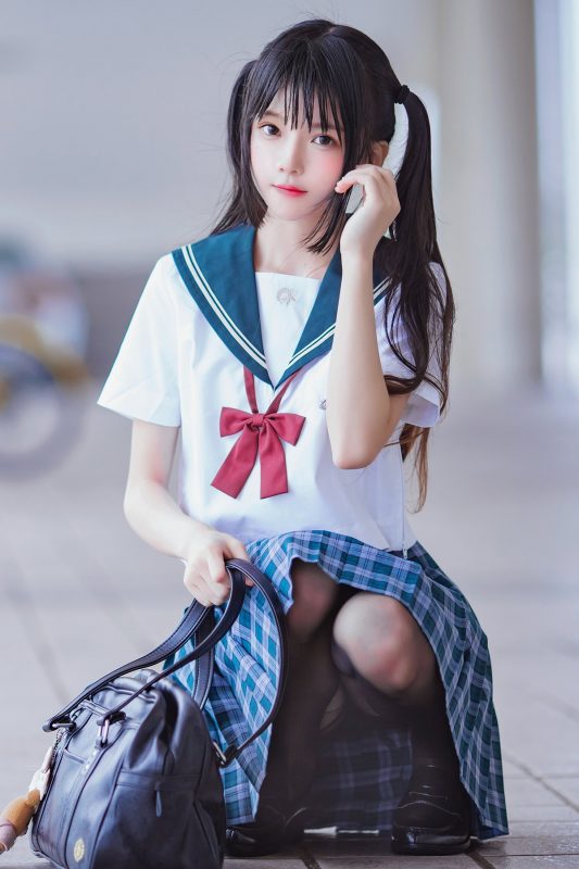 Coser@桜桃喵 – 雨恋-六月图吧