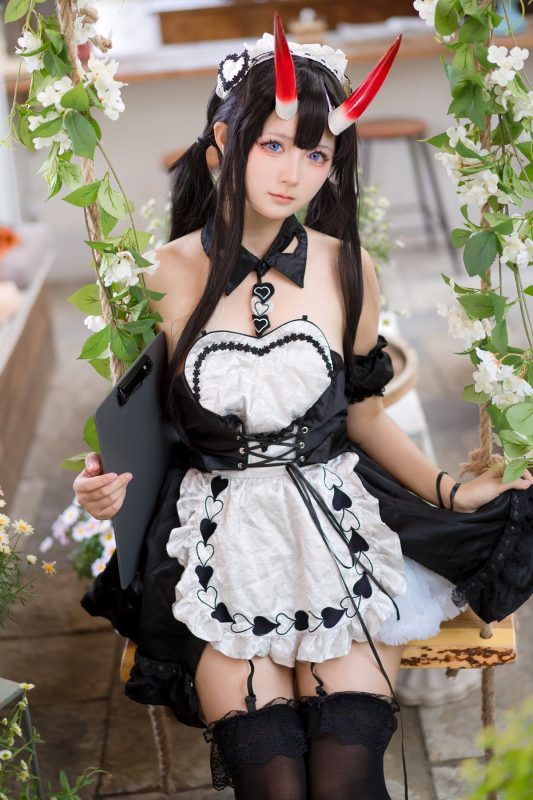 Coser@喜欢爱理吗 – 能代女仆-六月图吧