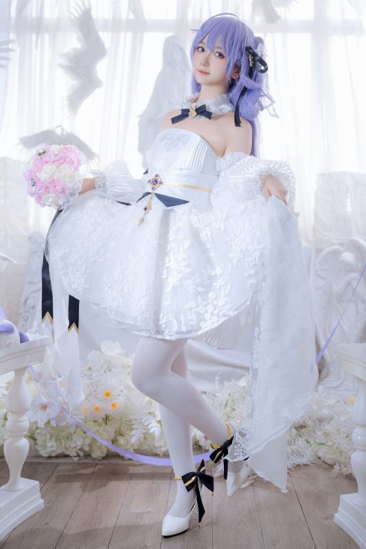 Coser@喜欢爱理吗 – 独角兽花嫁-六月图吧