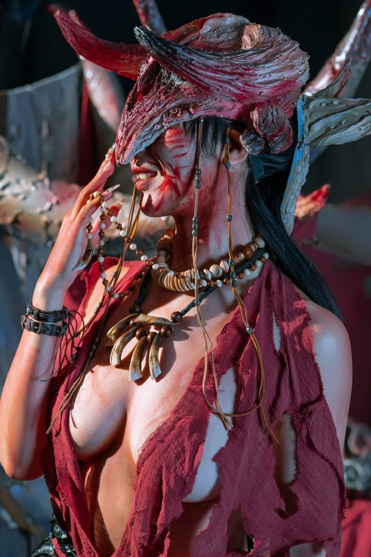 Coser@云溪溪 Yunx1x1 And 奶桃 – 奶桃桃 米骇亚 – 憎恶-六月图吧