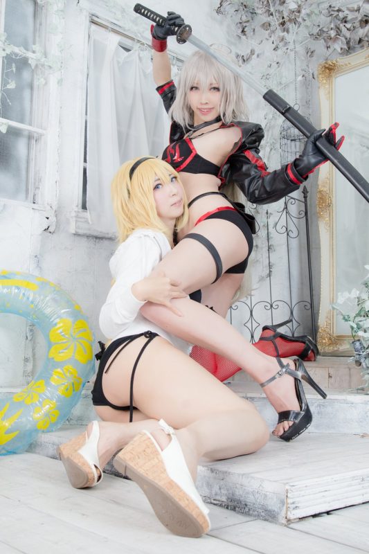 Coser@Reku Momoiro 桃色れく – ふたつの竜の魔女 Part5-六月图吧