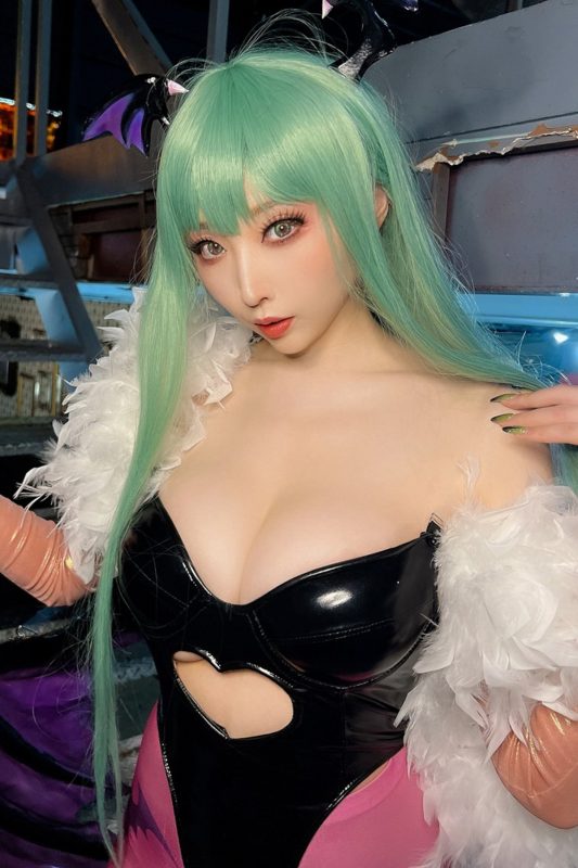 Coser@Reku Momoiro 桃色れく – Morrigan Aensland Part3-六月图吧
