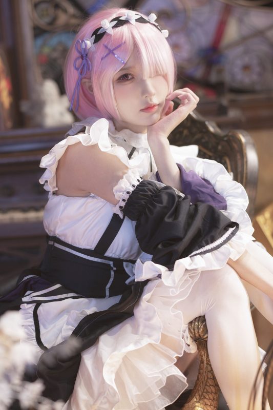 Coser@阿包也是兔娘 – 拉姆女仆-六月图吧