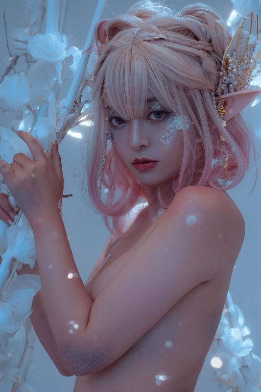 Coser@爆机少女喵小吉 Nekokoyoshi – 瓶中精灵-六月图吧