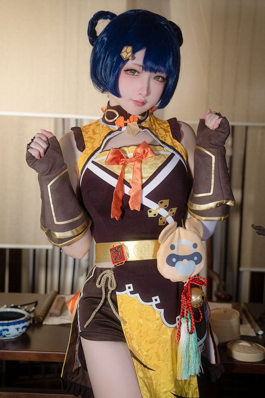 Coser@樱梨梨 – 原神 小香菱-六月图吧