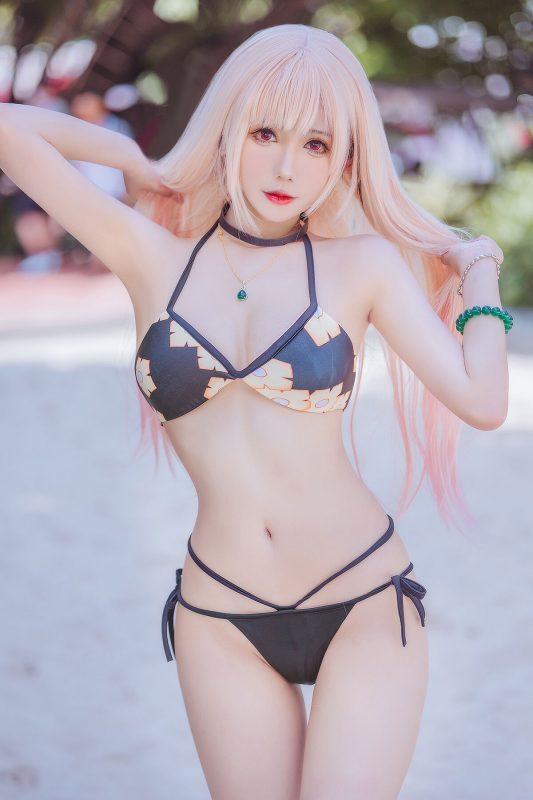 Coser@仙女月 – 喜多川海梦泳装-六月图吧