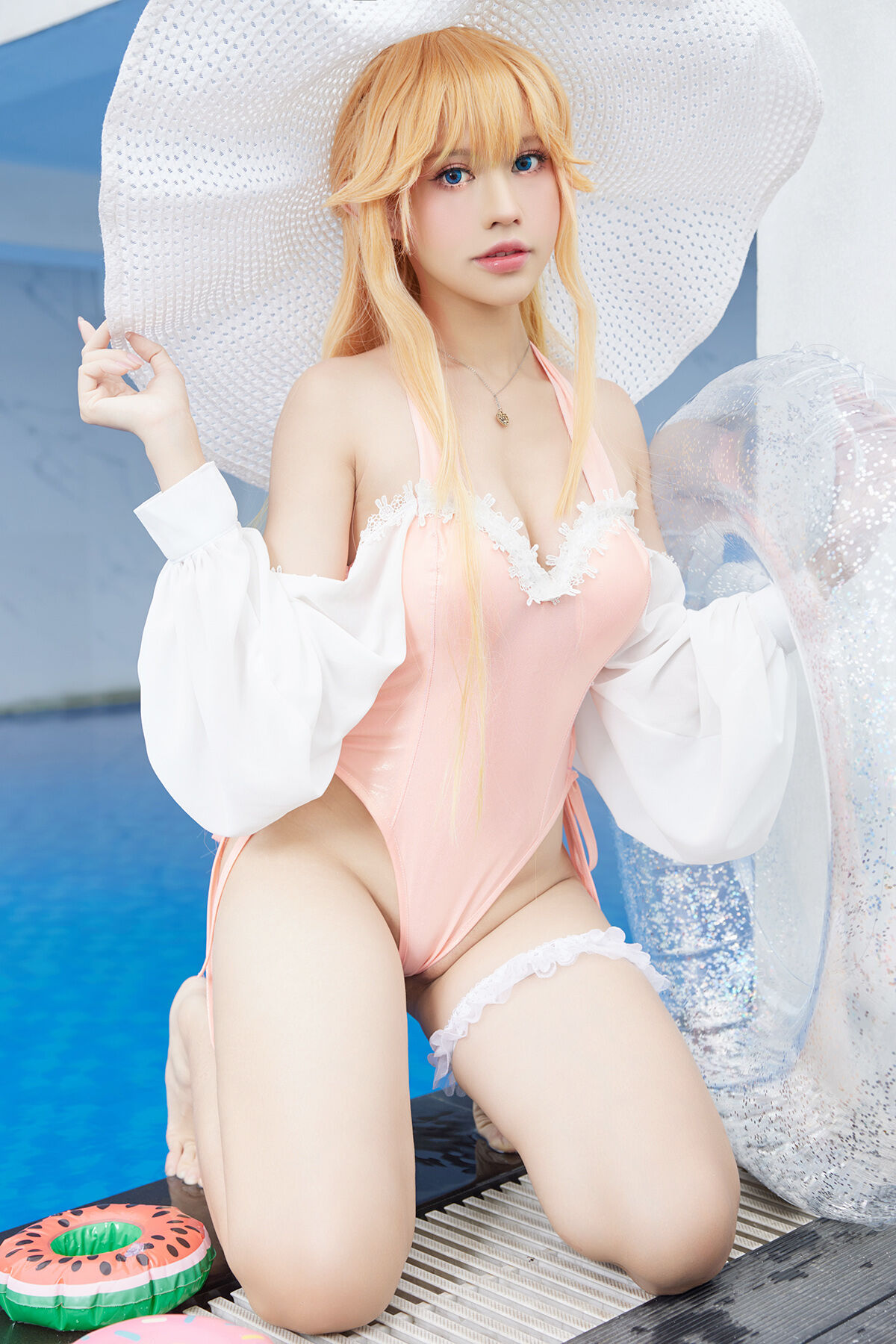Coser@PingPing – Richelieu Swimsuit-六月图吧