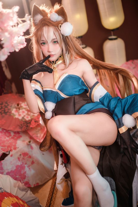 Coser@阿包也是兔娘 – 原神 希娜小姐-六月图吧