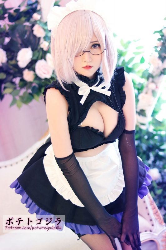 Coser@Potato Godzilla – Mashu Maid (50P)-六月图吧
