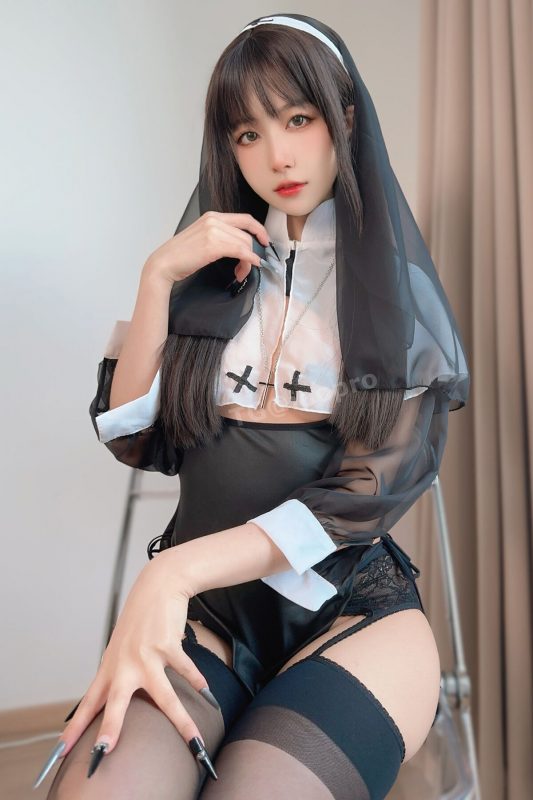 Coser@布丁大法 Pudding Dafa – 珍珠祷告 Part1 (58P – 7V)-六月图吧