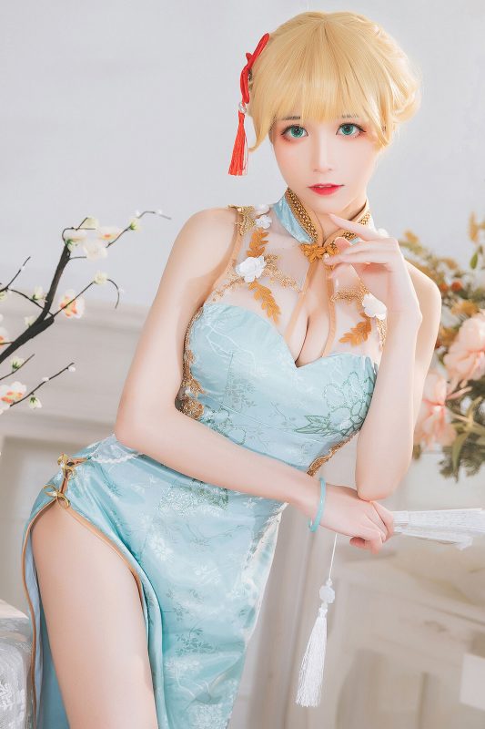 Coser@Tomoyo酱 – G36旗袍 (31P)-六月图吧