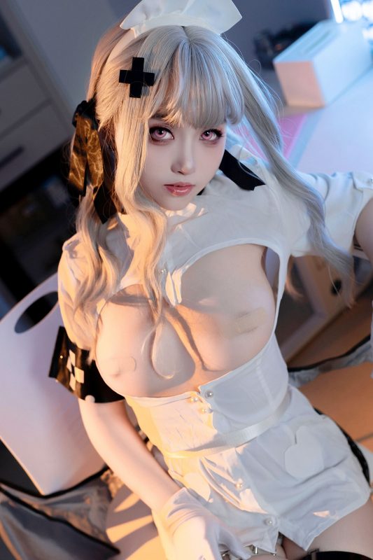 Coser@Bangni邦尼 – 魅魔护士 Part1 (47P)-六月图吧