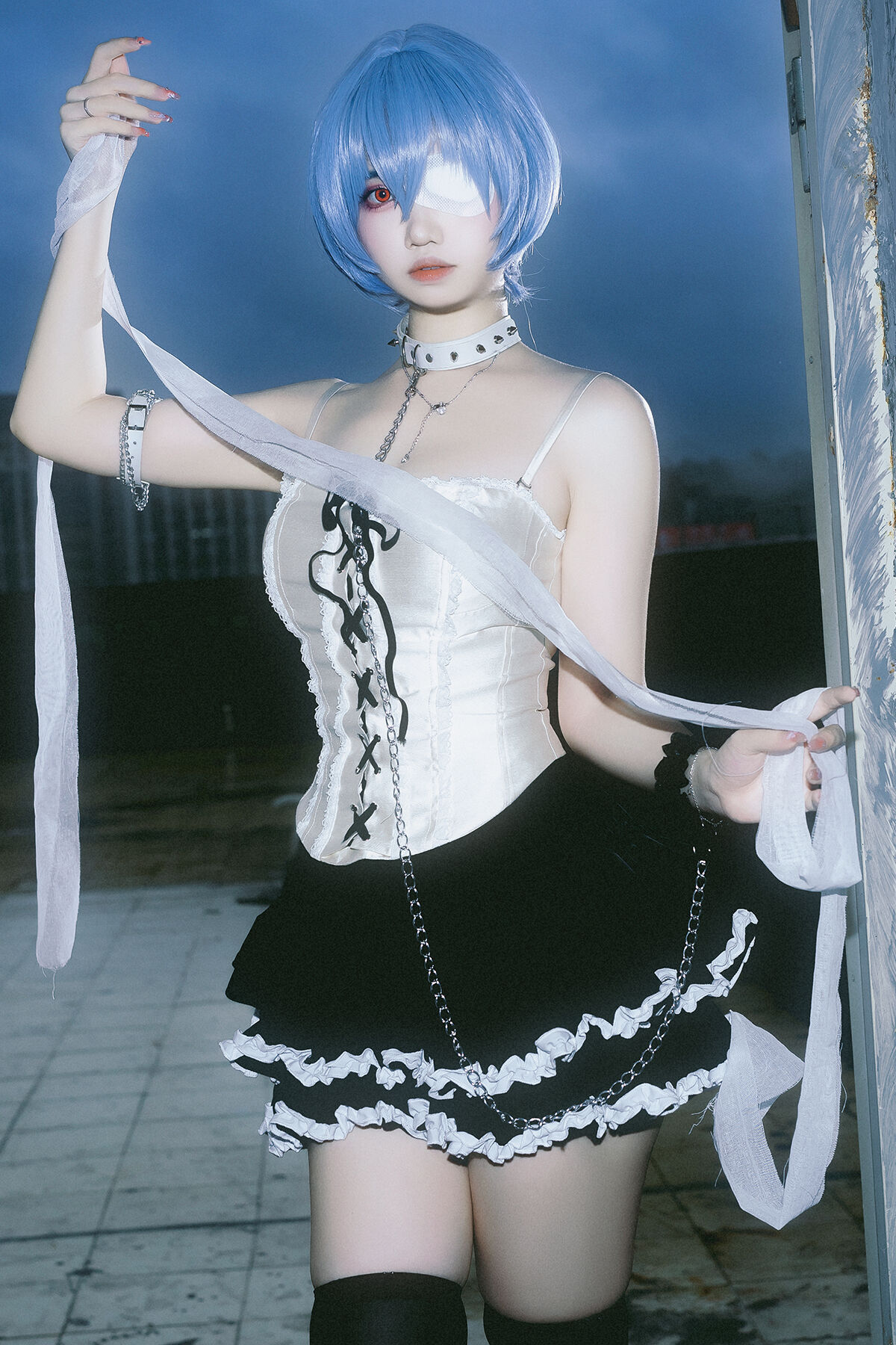 Coser@洛桑w伊梓 – 雨后天台 (36P)-六月图吧