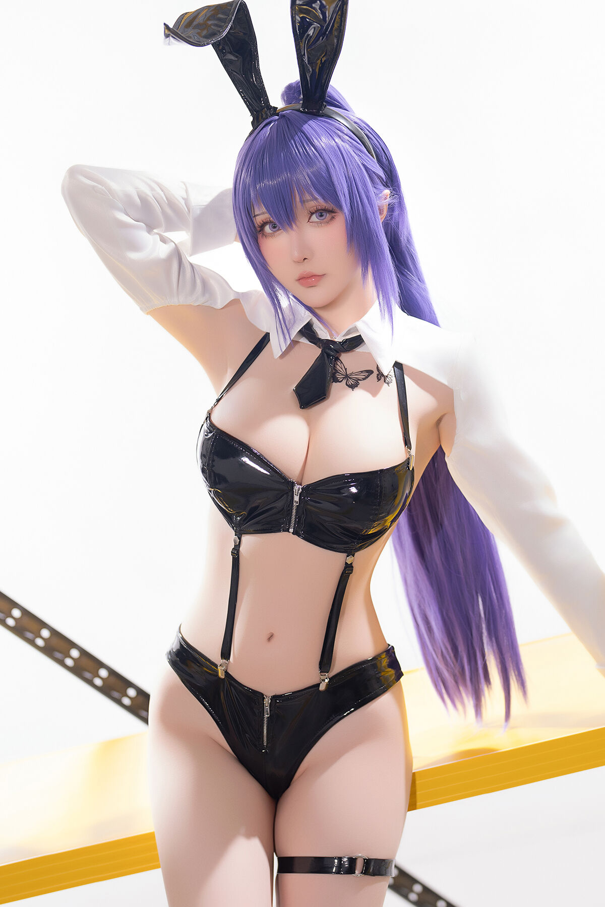 Coser@星之迟迟Hoshilily – 2025年02月计划B 画师同人 尤娜兔女郎 (29P)-六月图吧