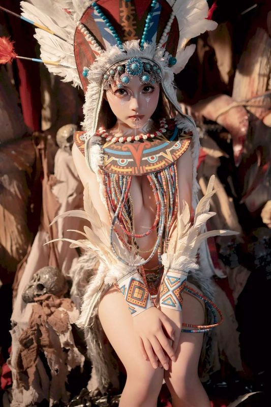 Coser@Bangni邦尼 – 印第安 紫舞龙 Part1 (51P)-六月图吧