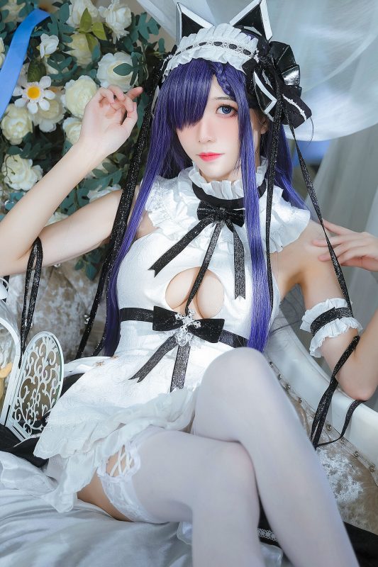 Coser@Tomoyo酱 – 碧蓝 奥古斯特女仆 (28P)-六月图吧