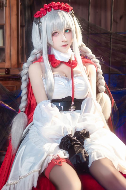 Coser@Tomoyo酱 – 碧蓝航线 埃尔宾小红帽 (31P)-六月图吧