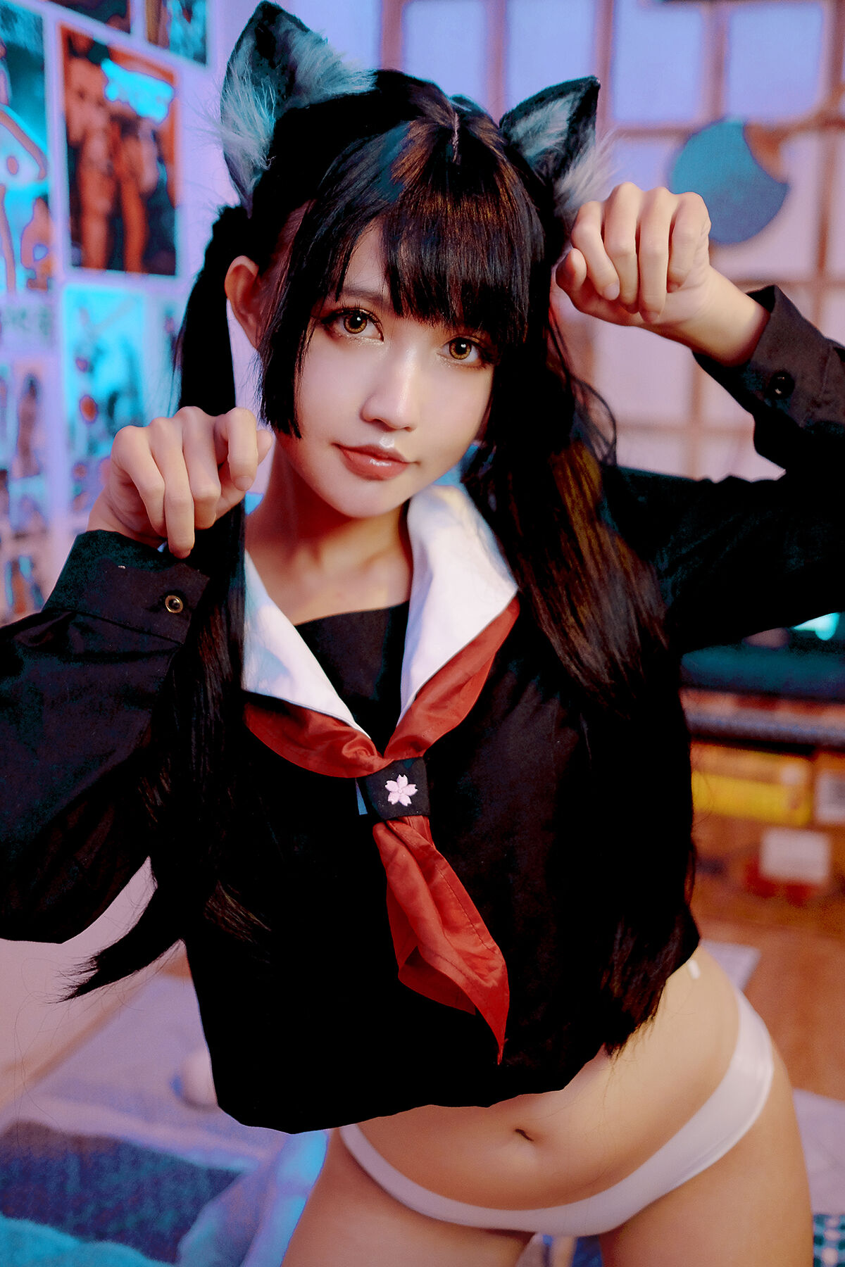 Coser@PingPing – Kuroneko (32P)-六月图吧
