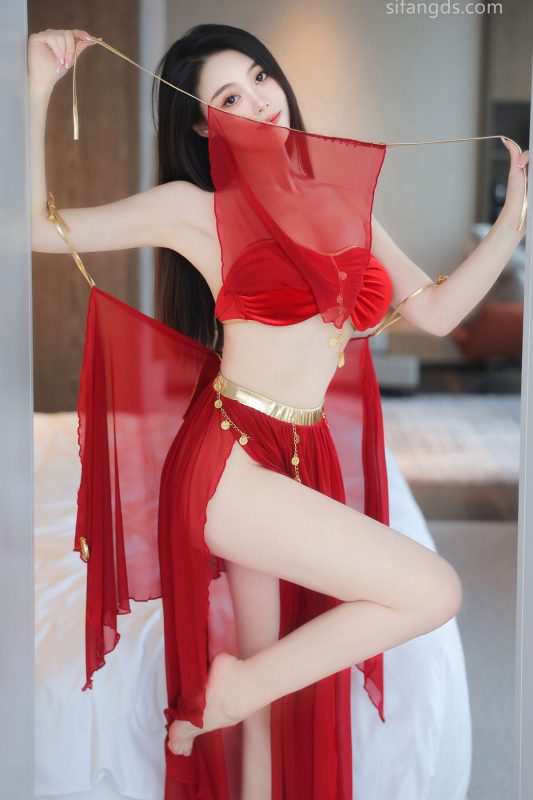 XR Uncensored Qing Miao 清妙 – R18 秀人网模特 红色舞裙 S Part02 (47P)-六月图吧