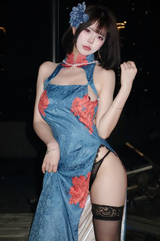 Coser@Tina很妖孽呀 – 碧蓝航线 建武 旗袍 (40P)-六月图吧