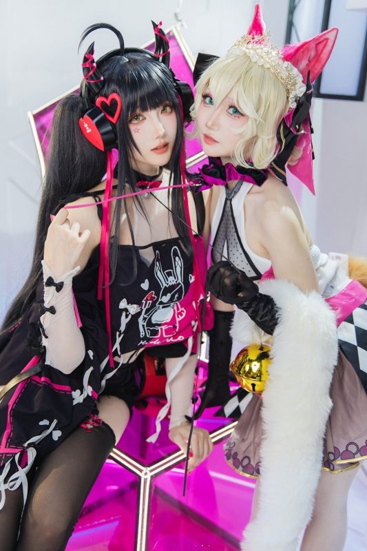 Coser@瓜希酱 – 交错战线cos旋律 (14P)-六月图吧