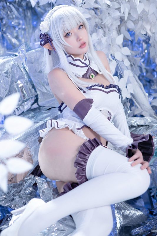 Coser@清水由乃 – 重生之我是艾米莉亚 (41P)-六月图吧
