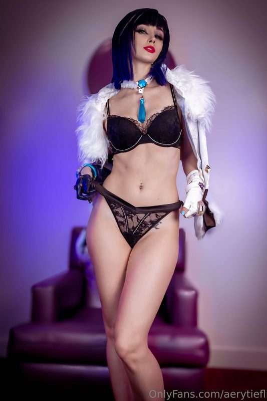 Coser@Aery Tiefling – Yelan (77P – 5V)-六月图吧