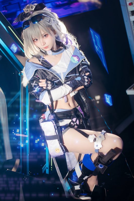 Coser@花柒hana – 崩坏 星穹铁道 银狼 (17P)-六月图吧