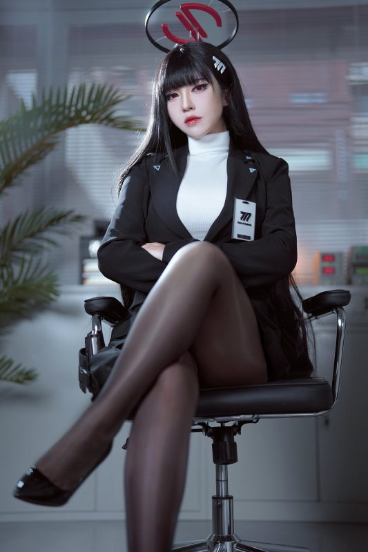 Coser@半半子 – 碧蓝档案 调月莉音 (60P)-六月图吧