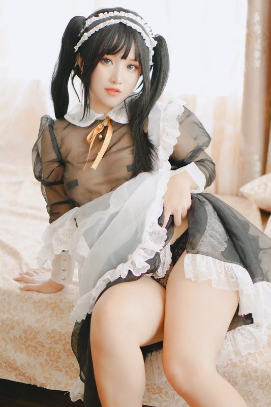 Coser@Chono Black – Transparent Maid (17P)-六月图吧