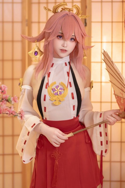 Coser@Bangni邦尼 – 八重神子 Part01 (51P)-六月图吧