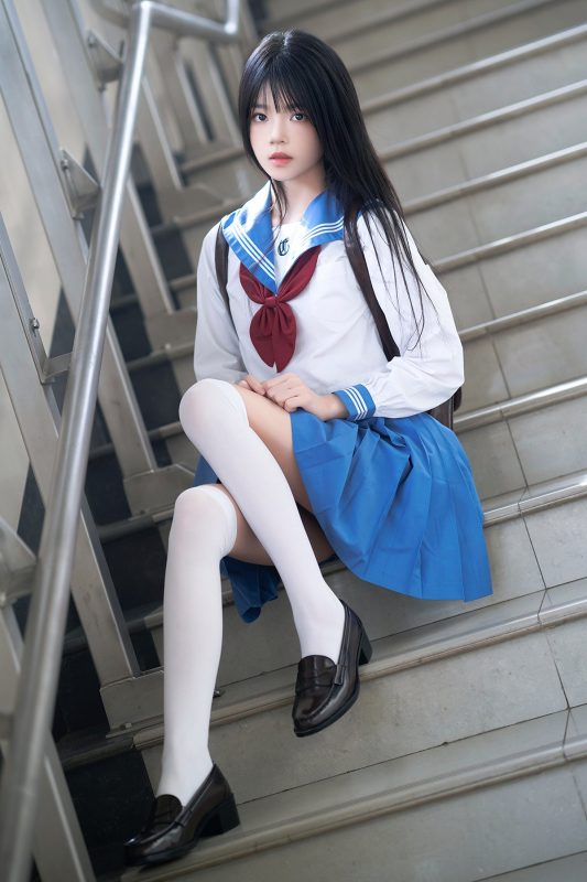 Coser@桜桃喵 – 地铁JK (34P)-六月图吧