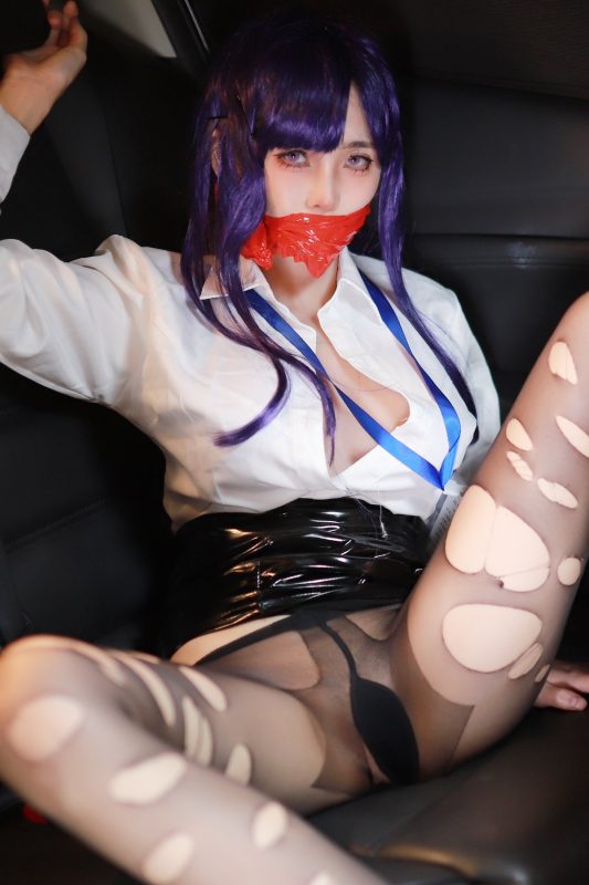 Coser@上杉绘梨落 – 雷电将军同人 (58P)-六月图吧