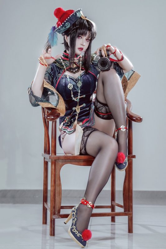 Coser@半半子 – 玉玲珑僵尸娘 (24P – 2V)-六月图吧